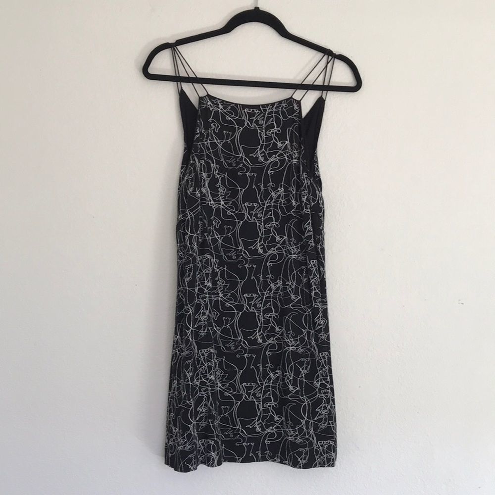 Urban Outfitters Geometrical Scribble Shift Dress